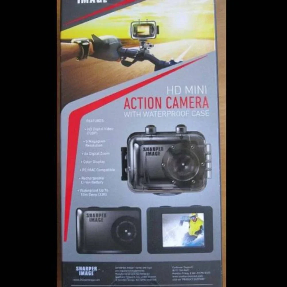 The Sharper Image Svc555 Digital Camcorder - Hd - Black